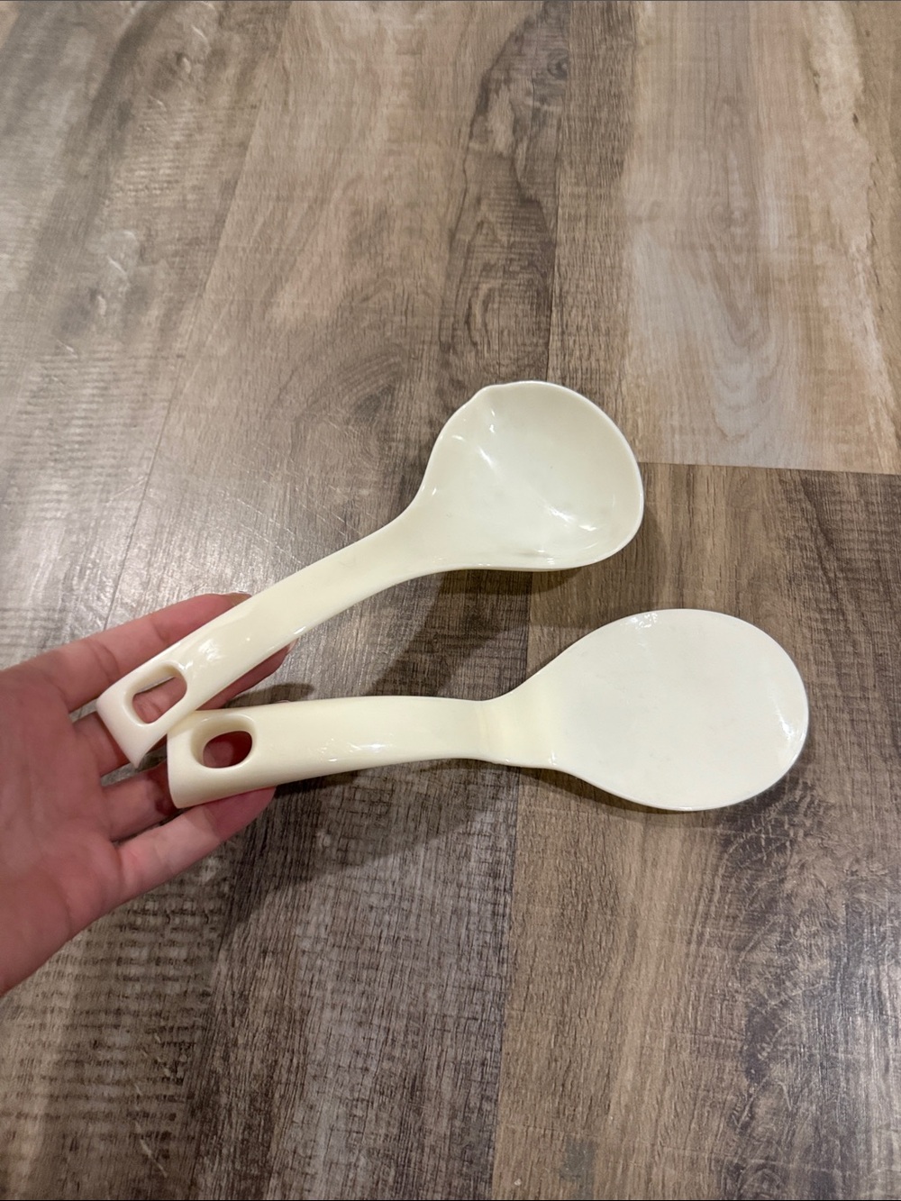 Cream Serving Spoon Set - Versatile Home Accents